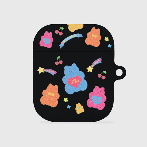 [THENINEMALL] Glitter Gummy AirPods Hard Case