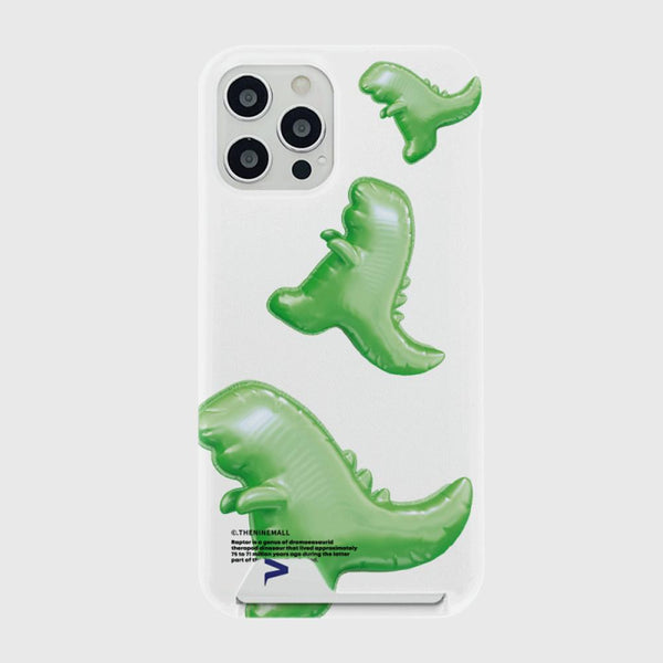 [THENINEMALL] Green Raptor Balloons Hard Phone Case (2 types)