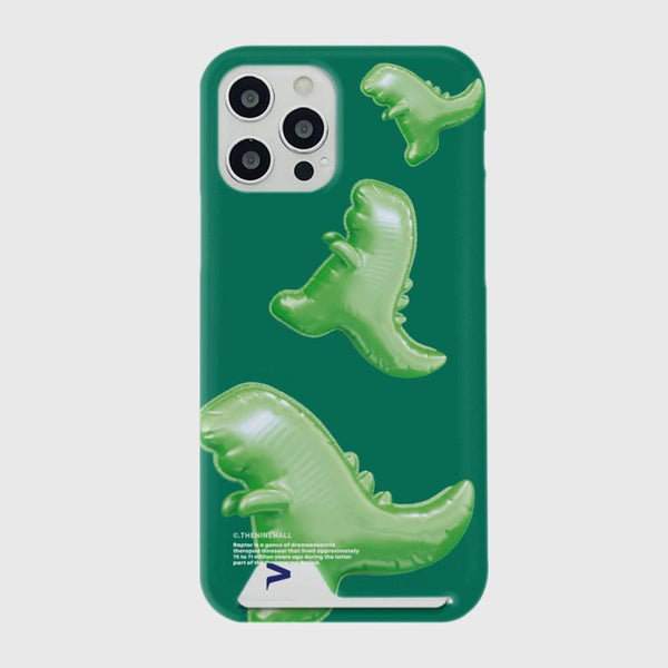 [THENINEMALL] Green Raptor Balloons Hard Phone Case (2 types)