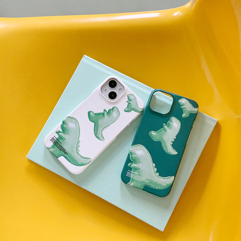 [THENINEMALL] Green Raptor Balloons Hard Phone Case (2 types)