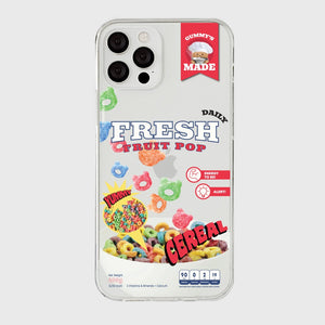 [THENINEMALL] Gummys Cereal Clear Phone Case (3 types)