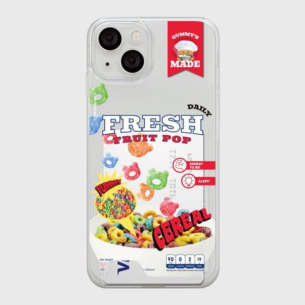 [THENINEMALL] Gummys Cereal Clear Phone Case (3 types)