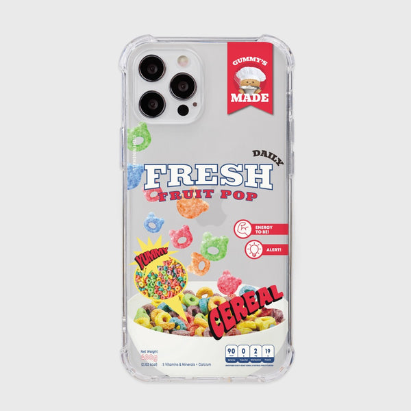 [THENINEMALL] Gummys Cereal Clear Phone Case (3 types)