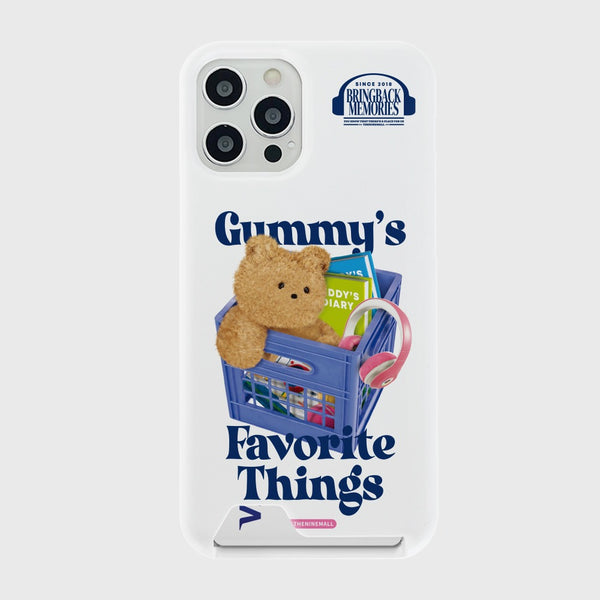 [THENINEMALL] Gummys Favorite Things Hard Phone Case (2 types)