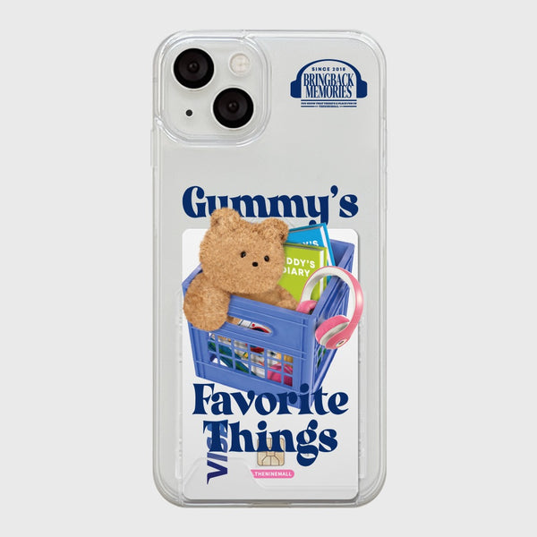 [THENINEMALL] Gummys Favorite Things Clear Phone Case (3 types)