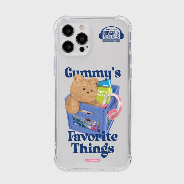 [THENINEMALL] Gummys Favorite Things Clear Phone Case (3 types)