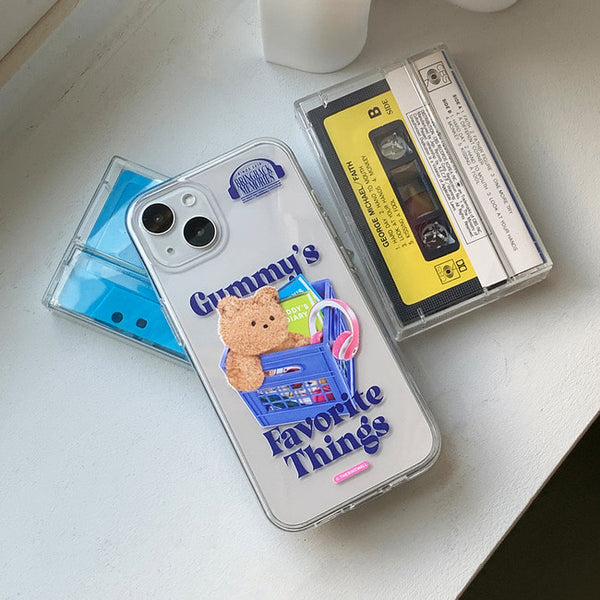 [THENINEMALL] Gummys Favorite Things Clear Phone Case (3 types)