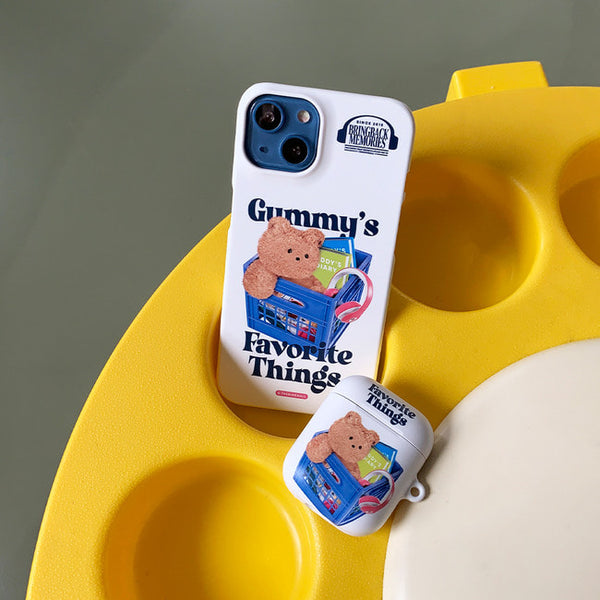 [THENINEMALL] Gummys Favorite Things Hard Phone Case (2 types)