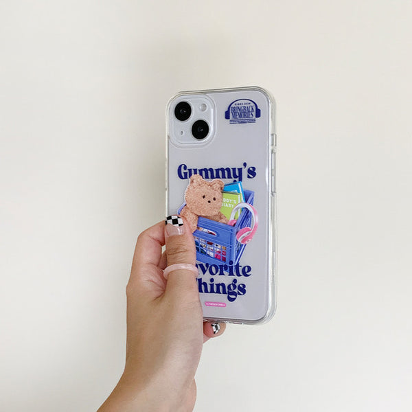 [THENINEMALL] Gummys Favorite Things Clear Phone Case (3 types)