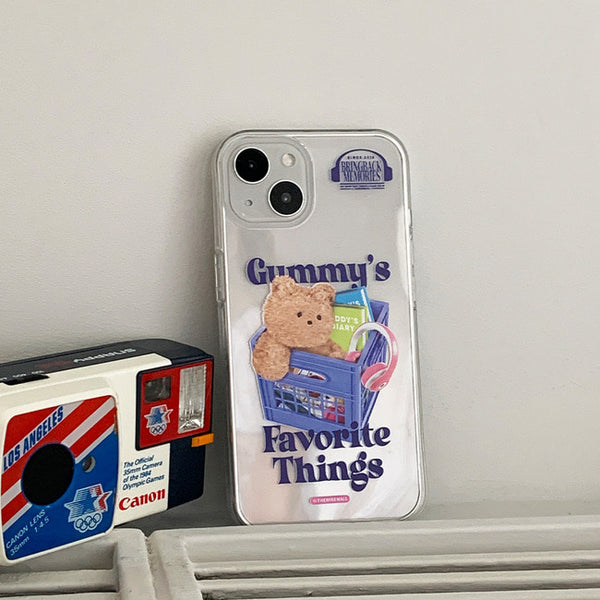 [THENINEMALL] Gummys Favorite Things Clear Phone Case (3 types)