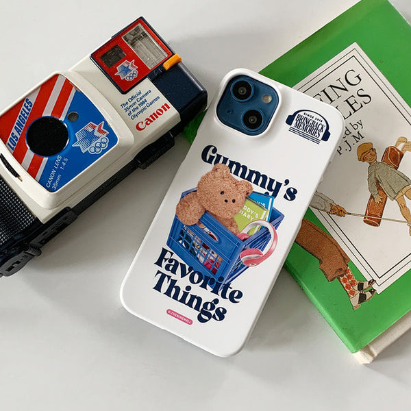 [THENINEMALL] Gummys Favorite Things Hard Phone Case (2 types)