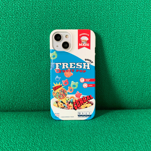 [THENINEMALL] Gummys Cereal Hard Phone Case (2 types)