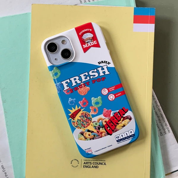 [THENINEMALL] Gummys Cereal Hard Phone Case (2 types)