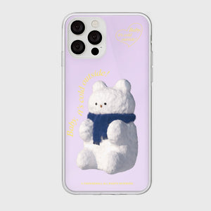 [THENINEMALL] Gummy Snowman Mirror Phone Case