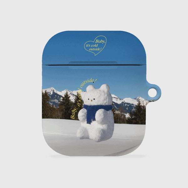 [THENINEMALL] Gummy Snowman AirPods Hard Case