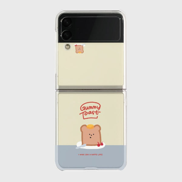 [THENINEMALL] Gummy Toast Clear Phone Case (3 types)