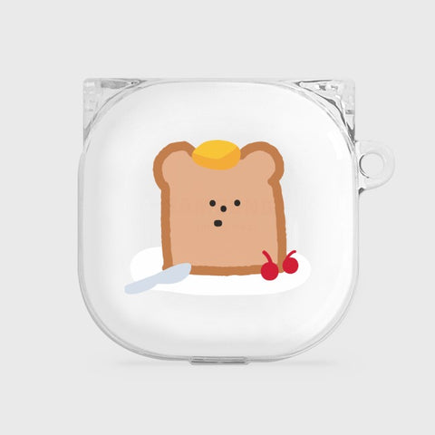 [THENINEMALL] Gummy Toast Buds Live Clear Case
