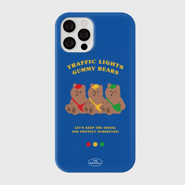 [THENINEMALL] Gummy Traffic Lights Hard Phone Case