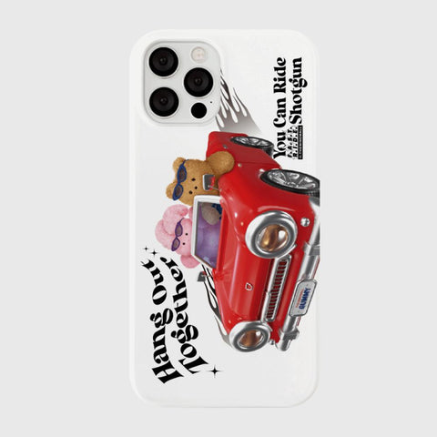 [THENINEMALL] Hang Out Together Hard Phone Case (3 types)