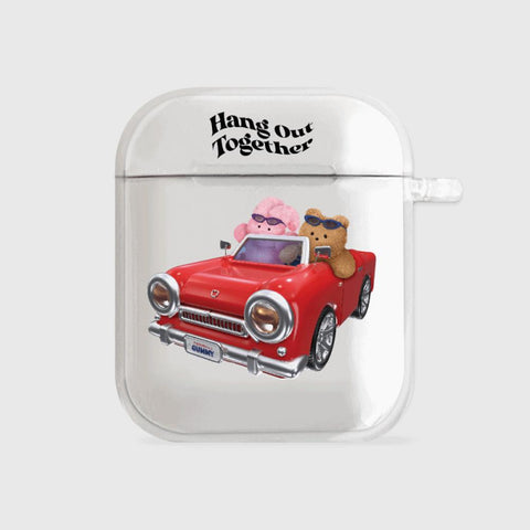 [THENINEMALL] Hang Out Together AirPods Clear Case