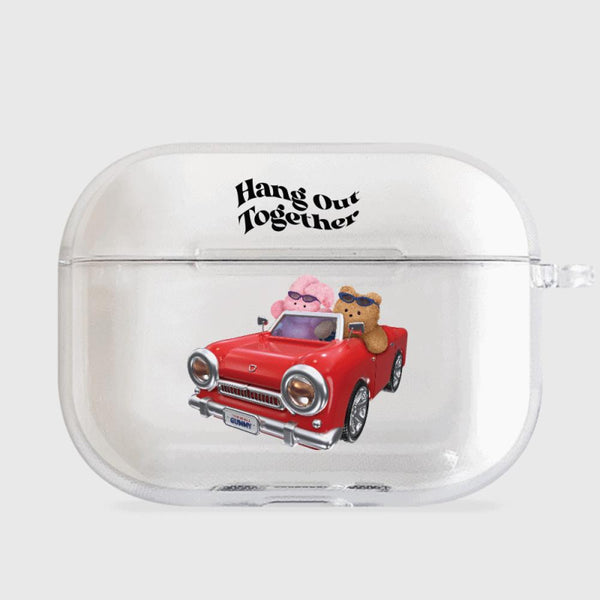 [THENINEMALL] Hang Out Together AirPods Clear Case