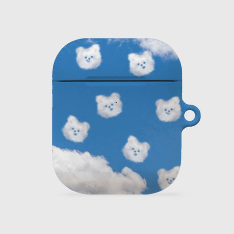 [THENINEMALL] Pattern Cloud Gummy AirPods Hard Case