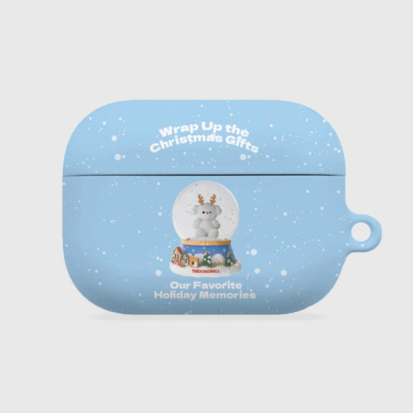 [THENINEMALL] Ppokku Snowball AirPods Hard Case