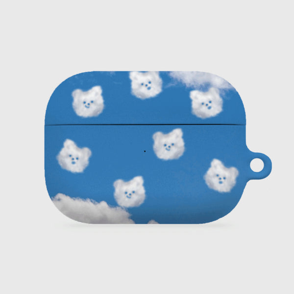 [THENINEMALL] Pattern Cloud Gummy AirPods Hard Case