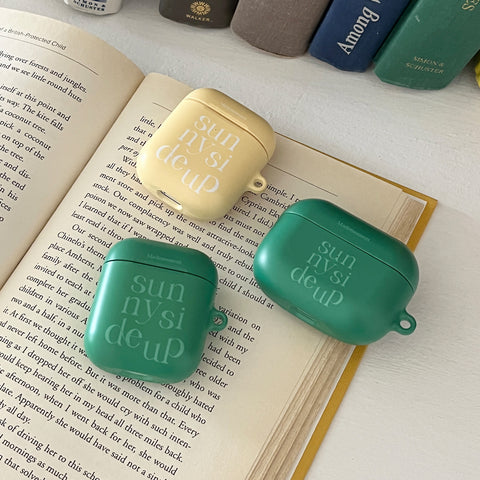 [Mademoment] Sunny Side Up Lettering Design Airpods Case