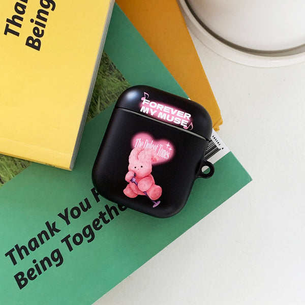 [THENINEMALL] Pink Muse Windy AirPods Hard Case