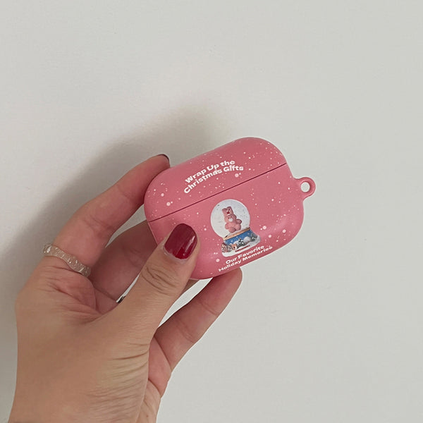 [THENINEMALL] Windy Snowball AirPods Hard Case