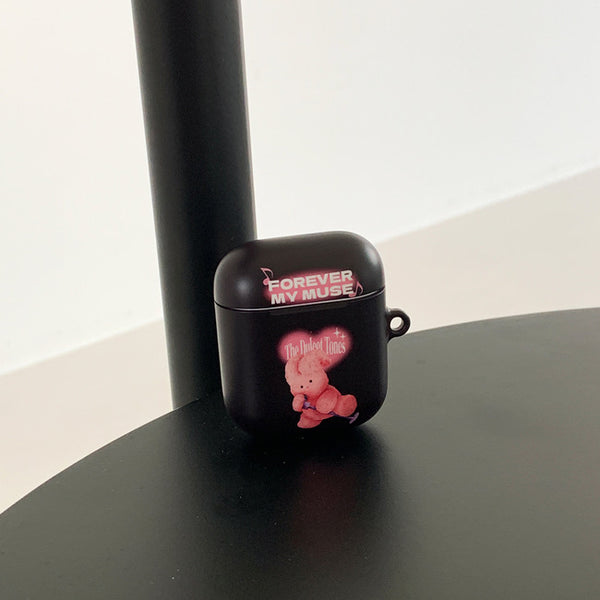 [THENINEMALL] Pink Muse Windy AirPods Hard Case