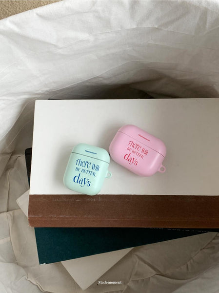 [Mademoment] Day's Color Lettering Design Airpods Case