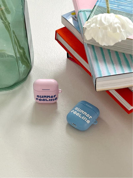 [Mademoment] Summer Feeling Lettering Design Airpods Case