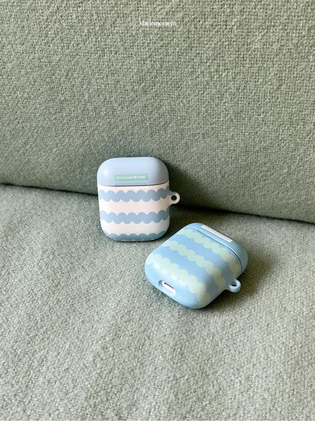 [Mademoment] Candy Wave Pattern Design Airpods Case