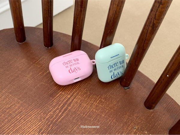 [Mademoment] Day's Color Lettering Design Airpods Case