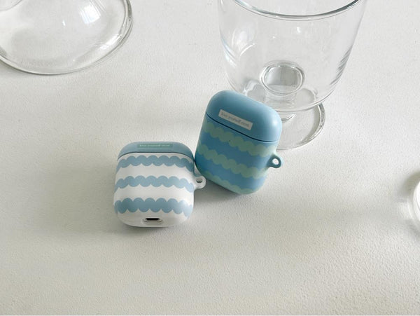 [Mademoment] Candy Wave Pattern Design Airpods Case