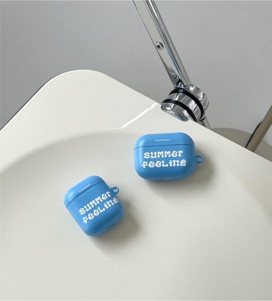 [Mademoment] Summer Feeling Lettering Design Airpods Case