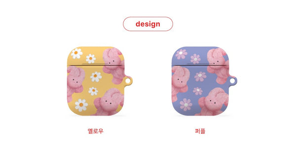 [THENINEMALL] 패턴 플라워 윈디 AirPods Hard Case