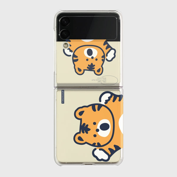 [THENINEMALL] Hey Tiger Clear Phone Case (3 types)