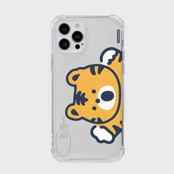 [THENINEMALL] Hey Tiger Clear Phone Case (3 types)