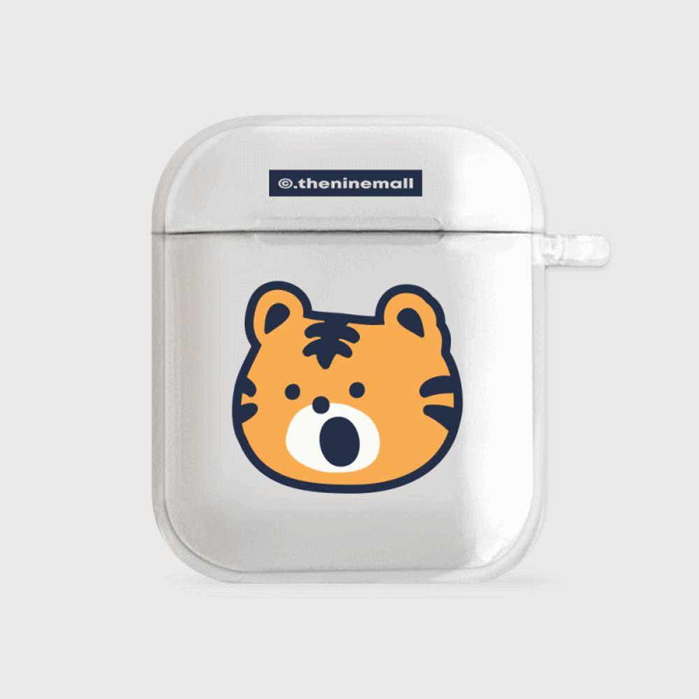 [THENINEMALL] Hey Tiger AirPods Clear Case