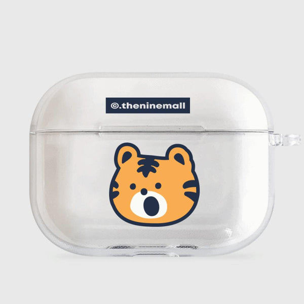 [THENINEMALL] Hey Tiger AirPods Clear Case