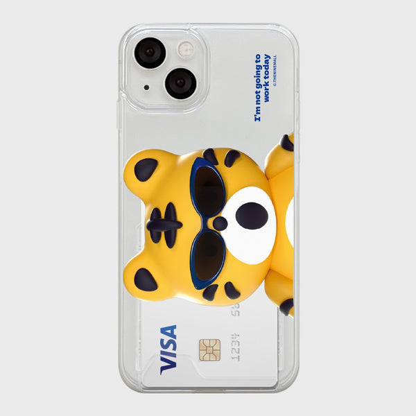 [THENINEMALL] Hey Tiger Holiday Clear Phone Case (3 types)