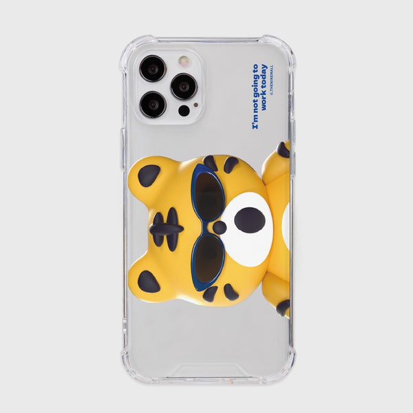 [THENINEMALL] Hey Tiger Holiday Clear Phone Case (3 types)