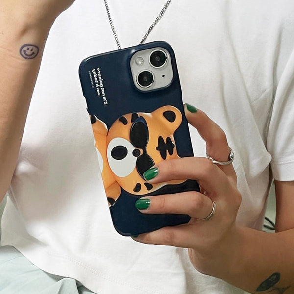 [THENINEMALL] Hey Tiger Holiday Hard Phone Case (2 types)