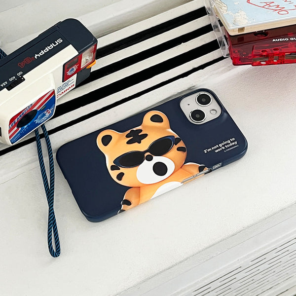 [THENINEMALL] Hey Tiger Holiday Hard Phone Case (2 types)