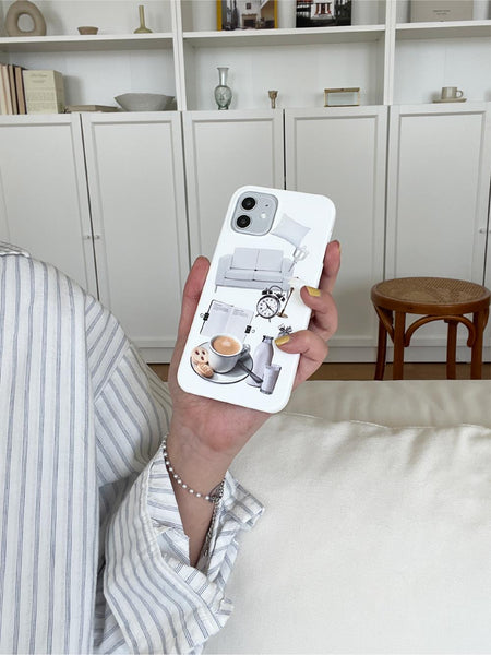 [Mademoment] Home Sticker 디자인 Phone Case