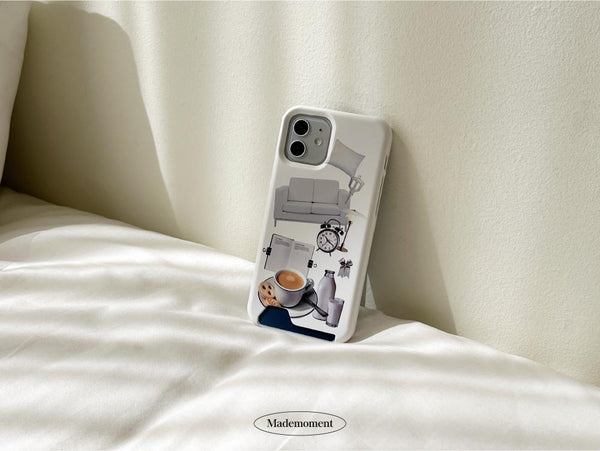 [Mademoment] Home Sticker 디자인 Phone Case