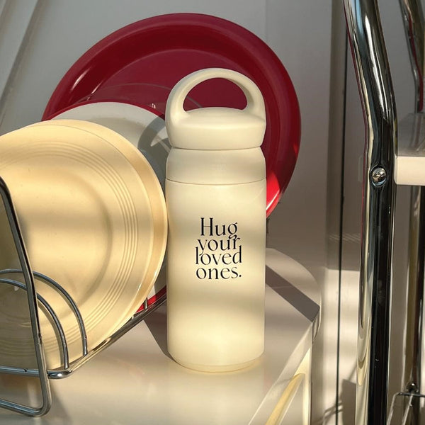 [Mademoment] Hug Love Handle Stainless Steel Tumbler 410ml